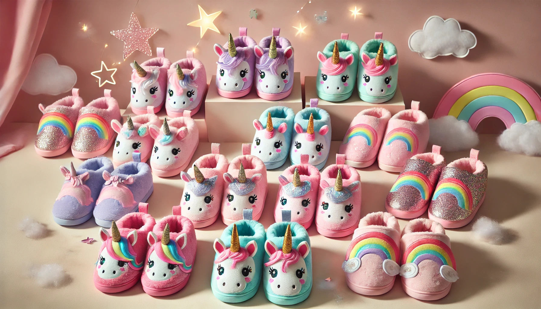 unicorn slippers