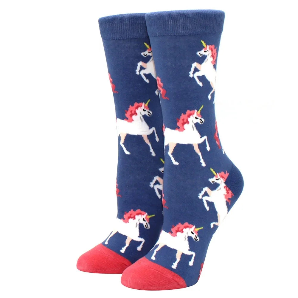 Bath And Body Works Unicorn Socks design 01 unicorns with pink hair