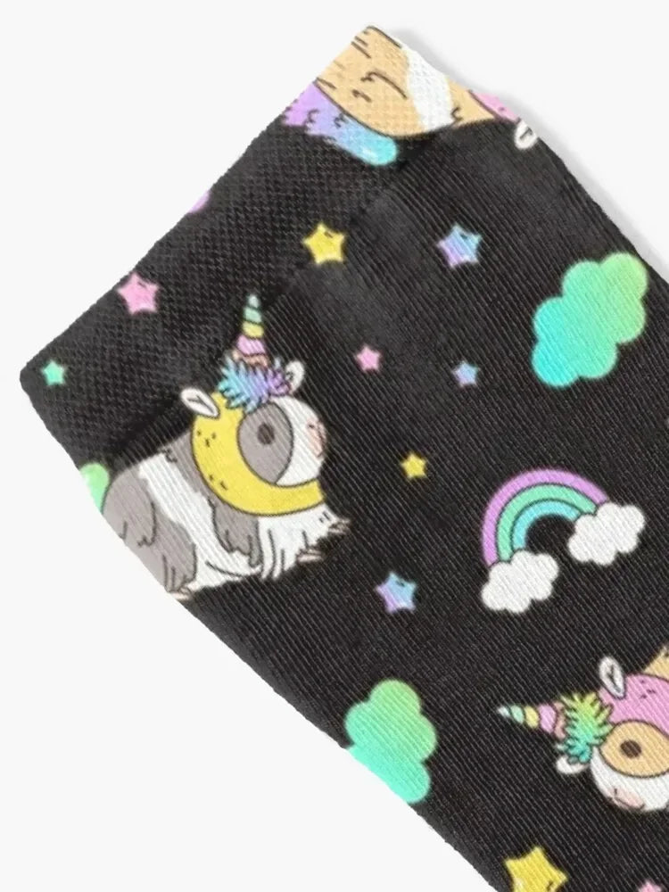 Black Unicorn Socks for kids