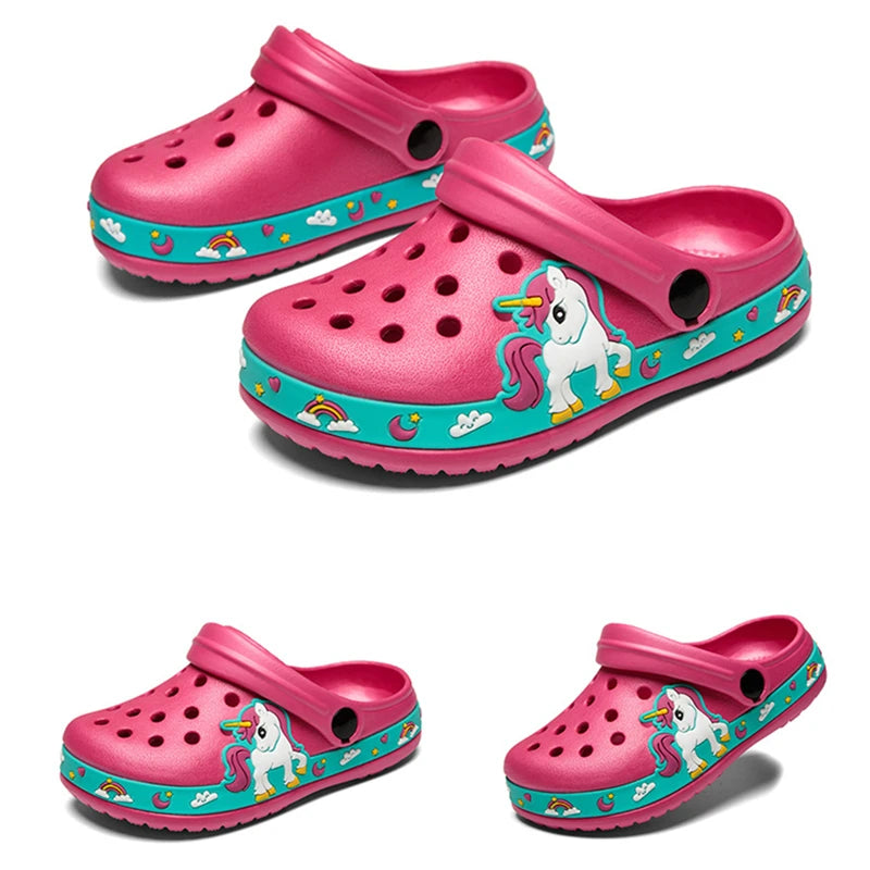 Kids Unicorn Crocs