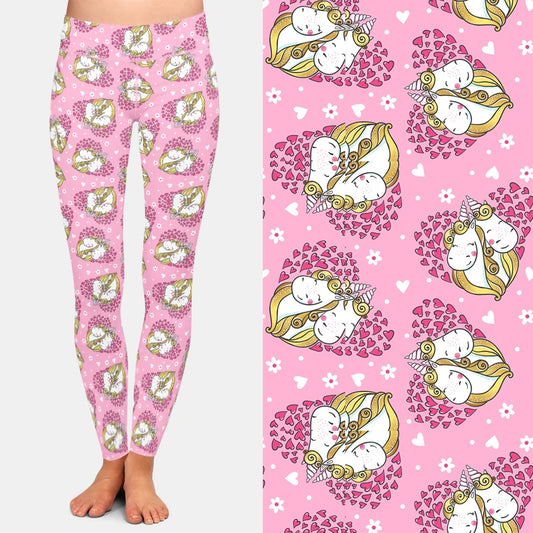 Pink Unicorn Leggings for girls