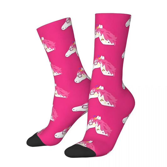 Pink Unicorn Socks for women