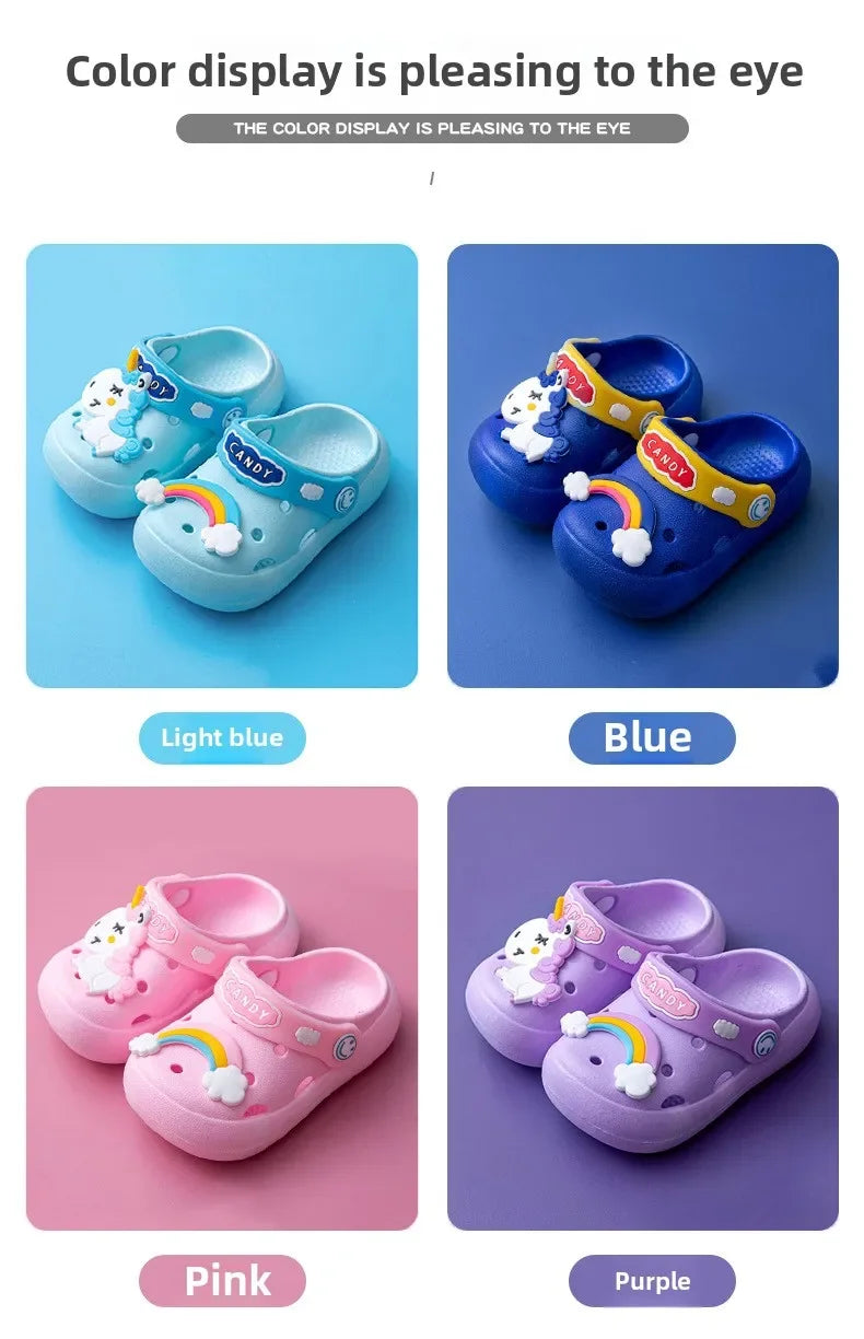 PURPLE UNICORN CROCS