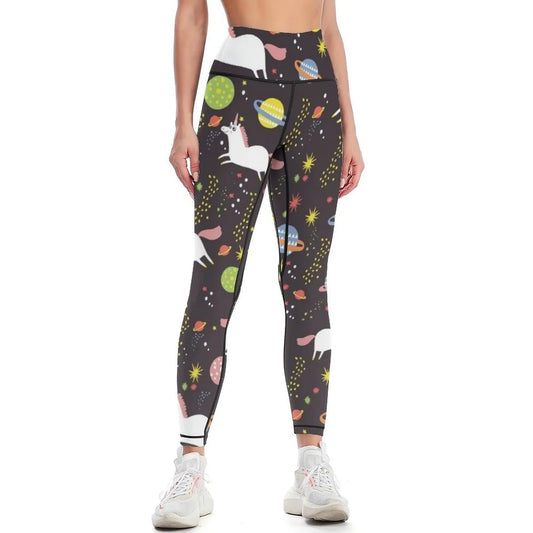 Space Unicorn Leggings for girls