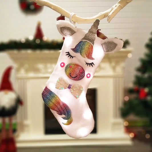 Unicorn Christmas Socks