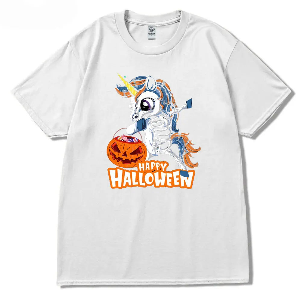 Unicorn Halloween Shirt white
