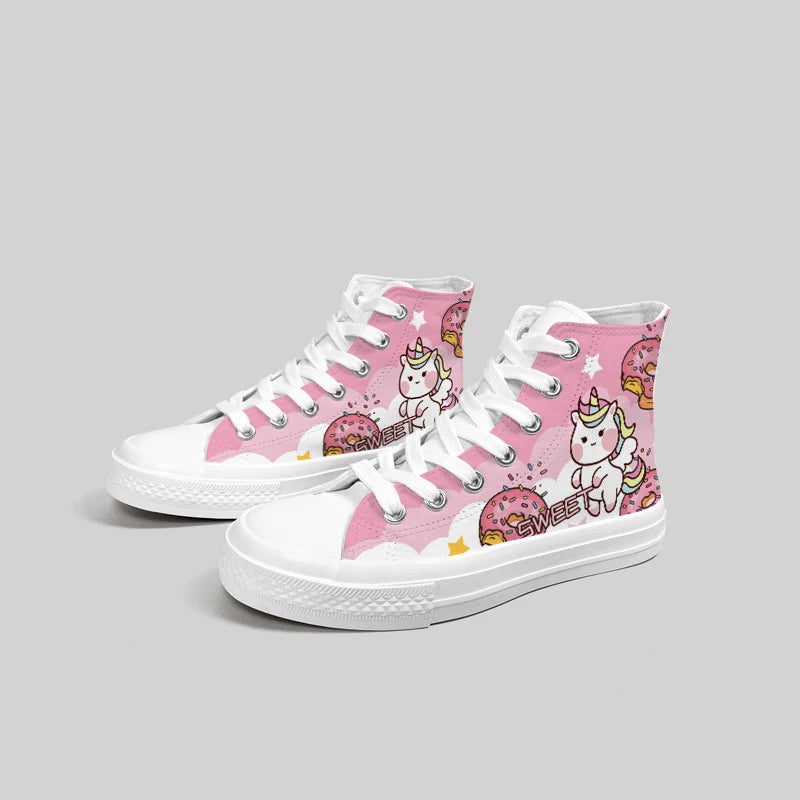 Women's Sneakers cartoon unicorn