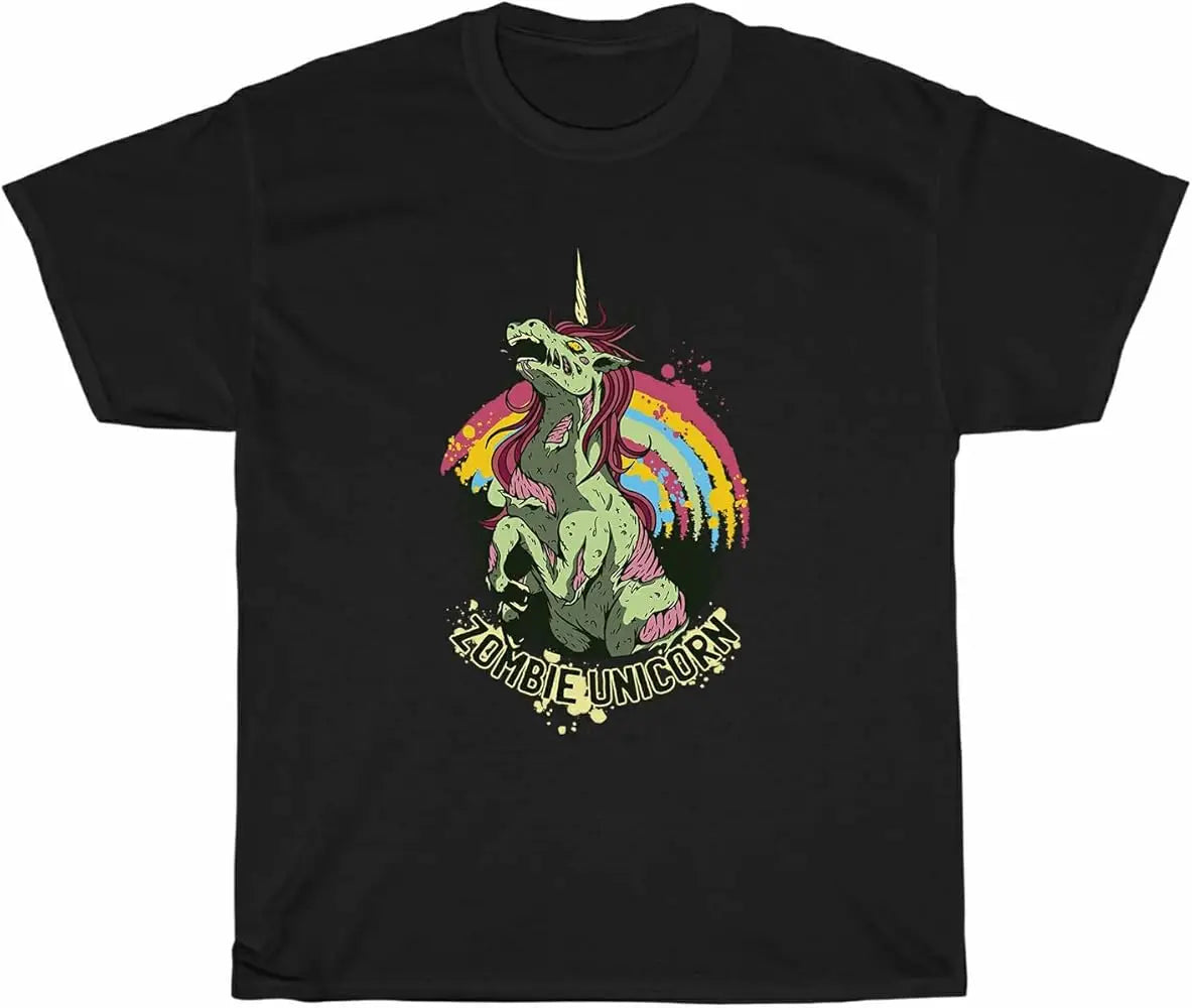 Zombie Unicorn Shirt black
