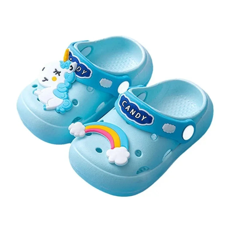 blue Unicorn Crocs Toddler
