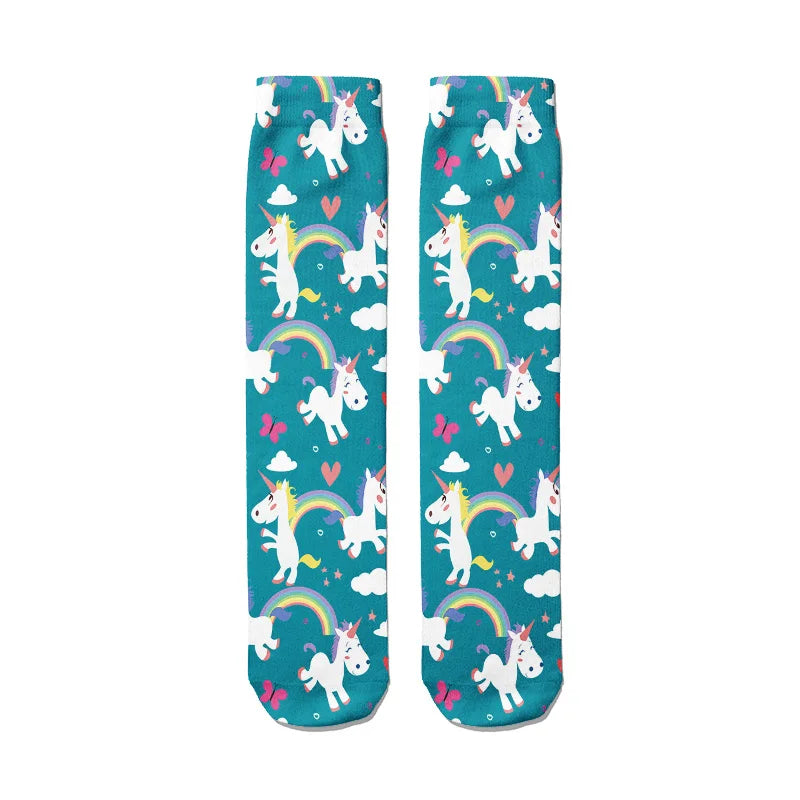 hight womens unicorn socks