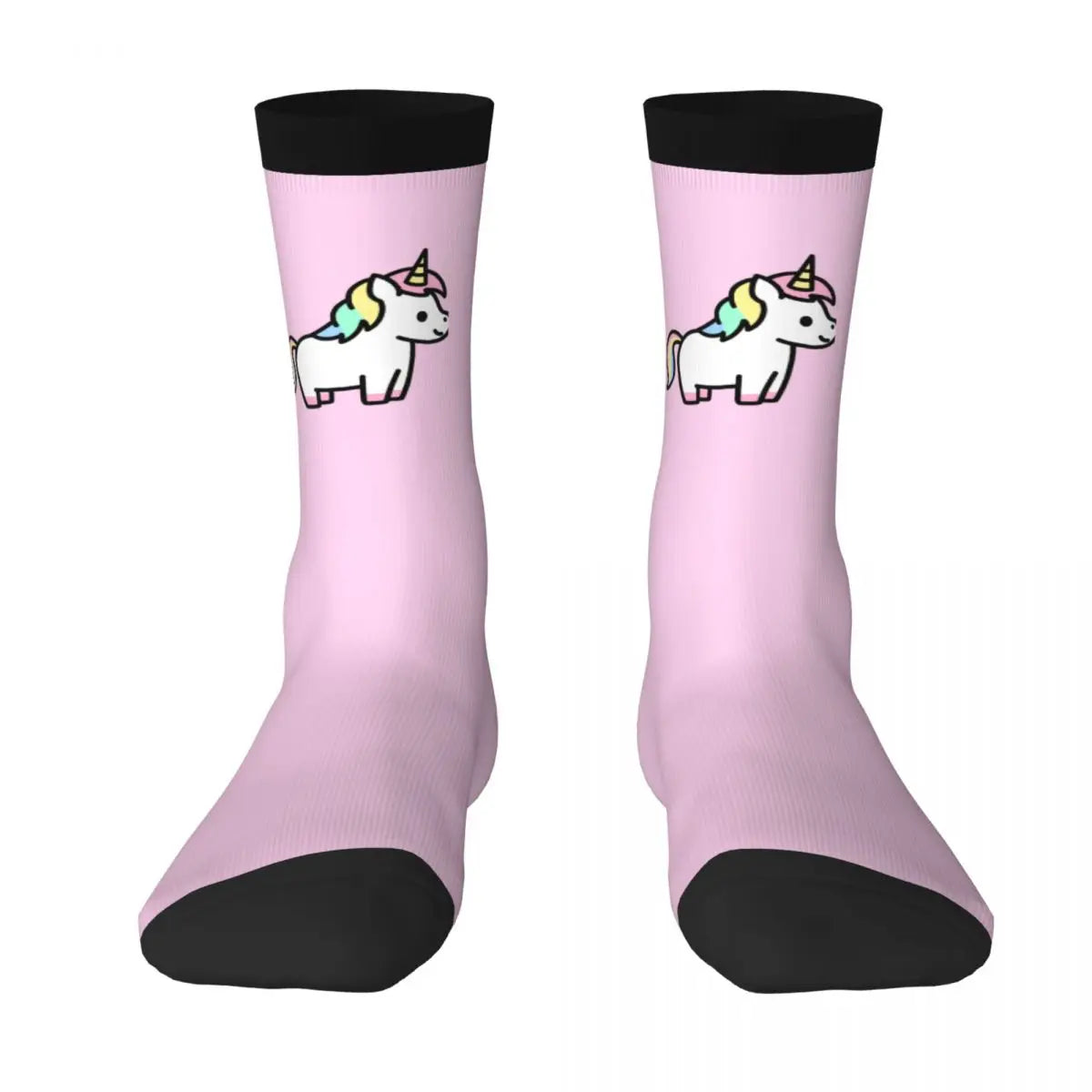 Adult Unicorn Socks pink color