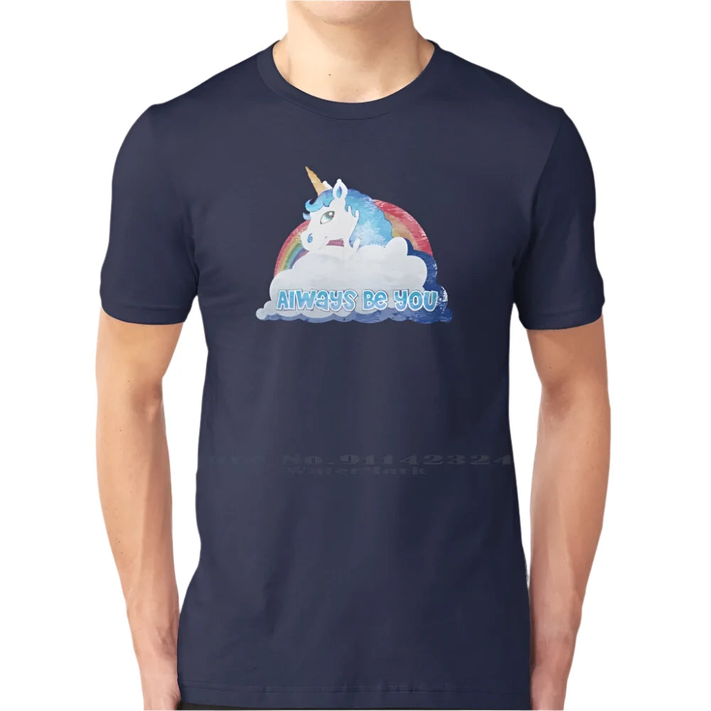Always Be You Unicorn Shirt Navy-Male