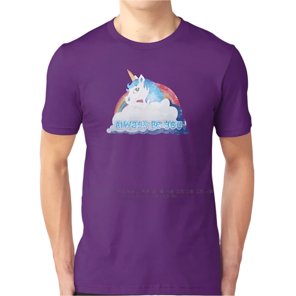 Always Be You Unicorn Shirt Purple-Male