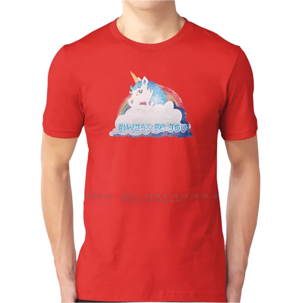 Always Be You Unicorn Shirt Red-Male