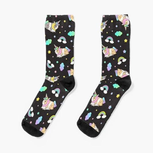 Black Unicorn Socks