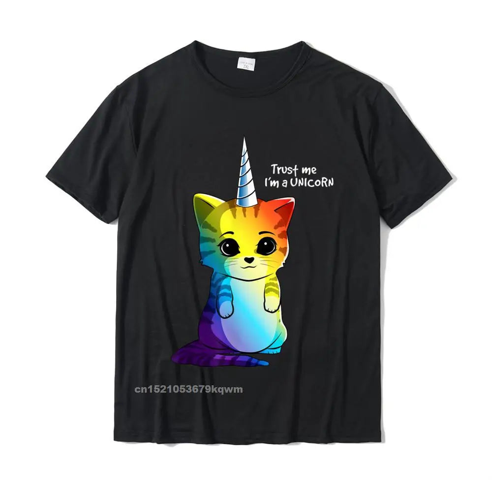 Cat Unicorn Shirt black