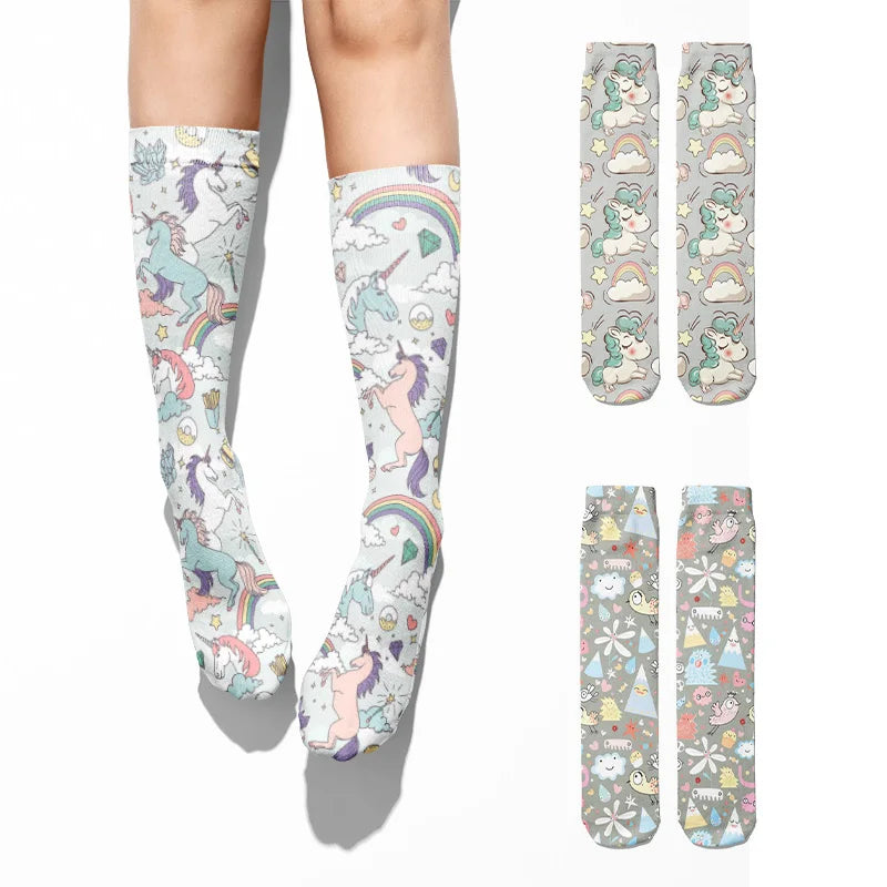Funny Unicorn Socks for women