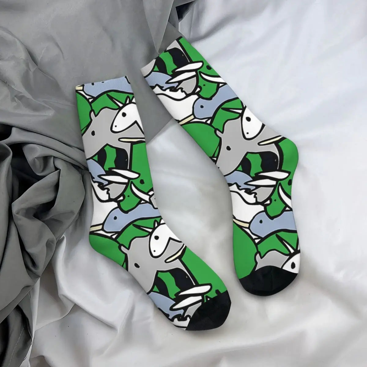Narwhal And Unicorn Socks for mens