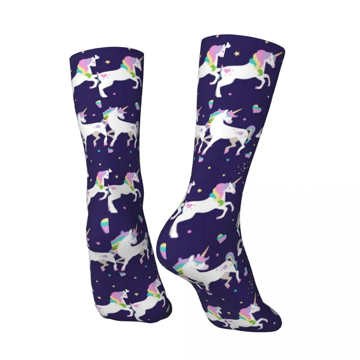 Purple Unicorn Socks for ladies