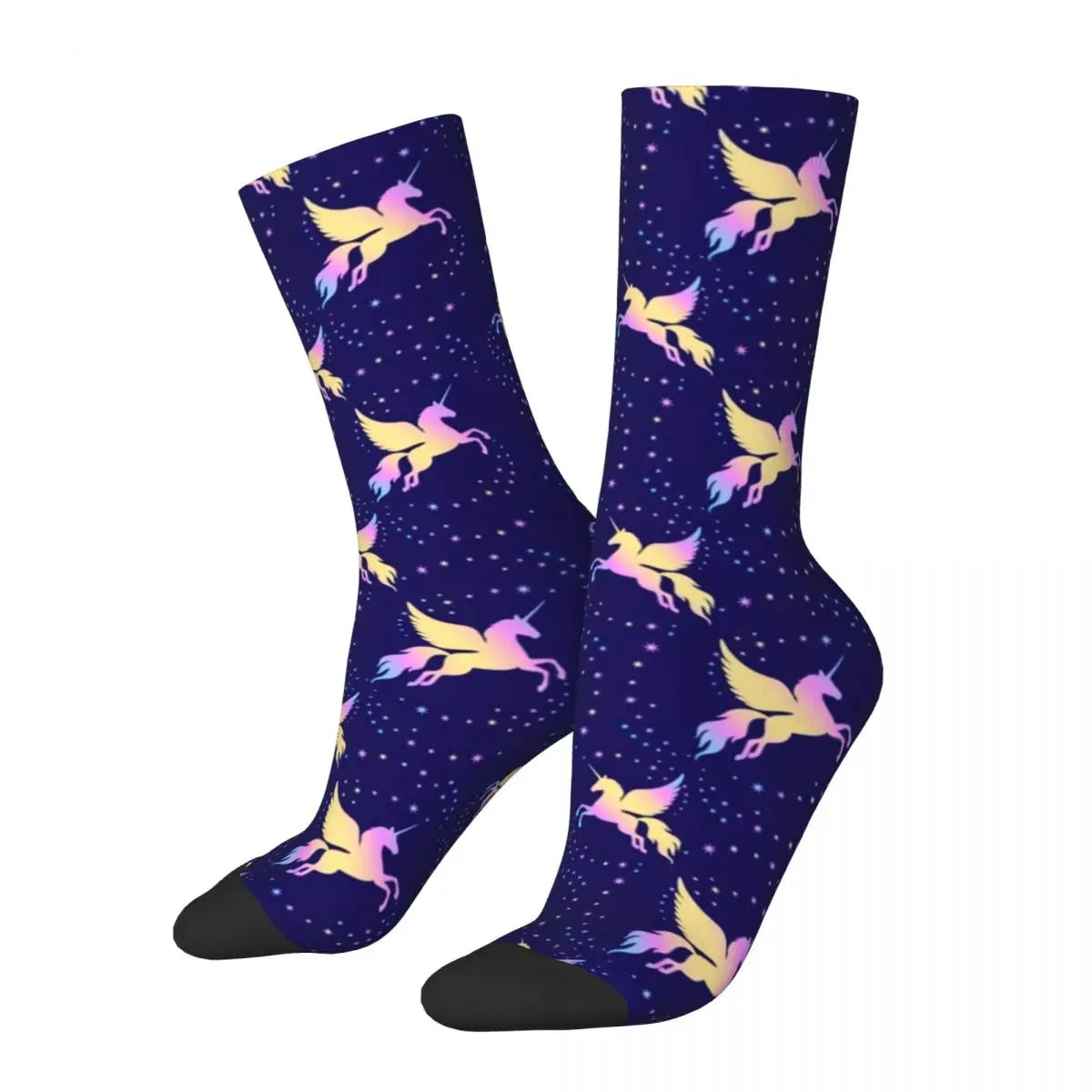 Purple Unicorn Socks for men
