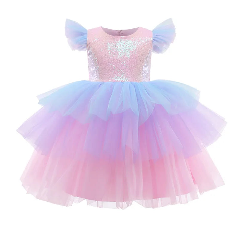 Rainbow Unicorn Dress for girls