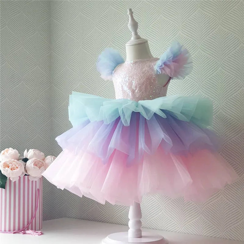 Rainbow Unicorn Dress toddlers