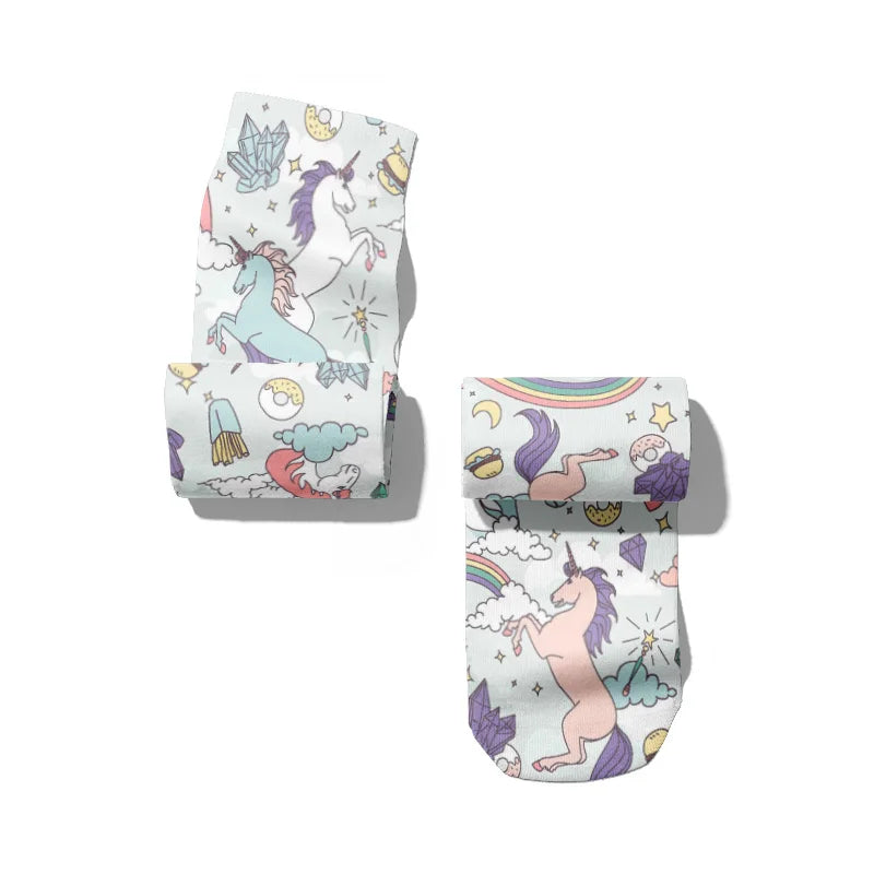 Rainbow Unicorn Socks for girls