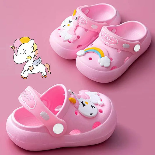 PINK UNICORN CROCS