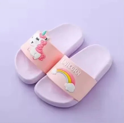 KIDS RAINBOW UNICORN SLIDERS