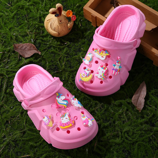 GIRLS UNICORN CROCS