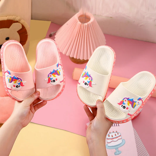 GIRLS UNICORN SLIDERS