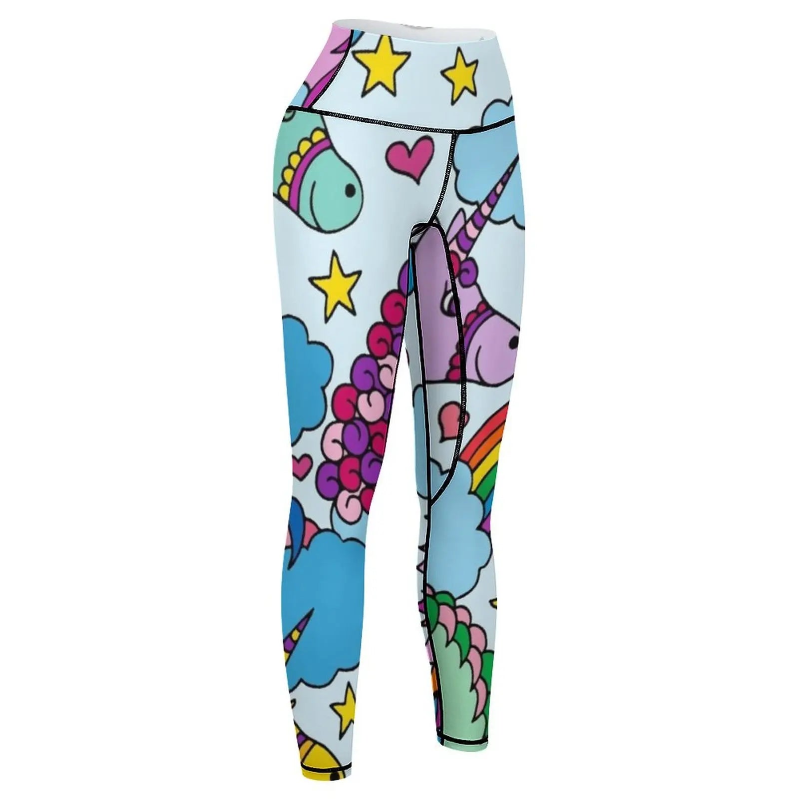 Unicorn And Rainbow Leggings