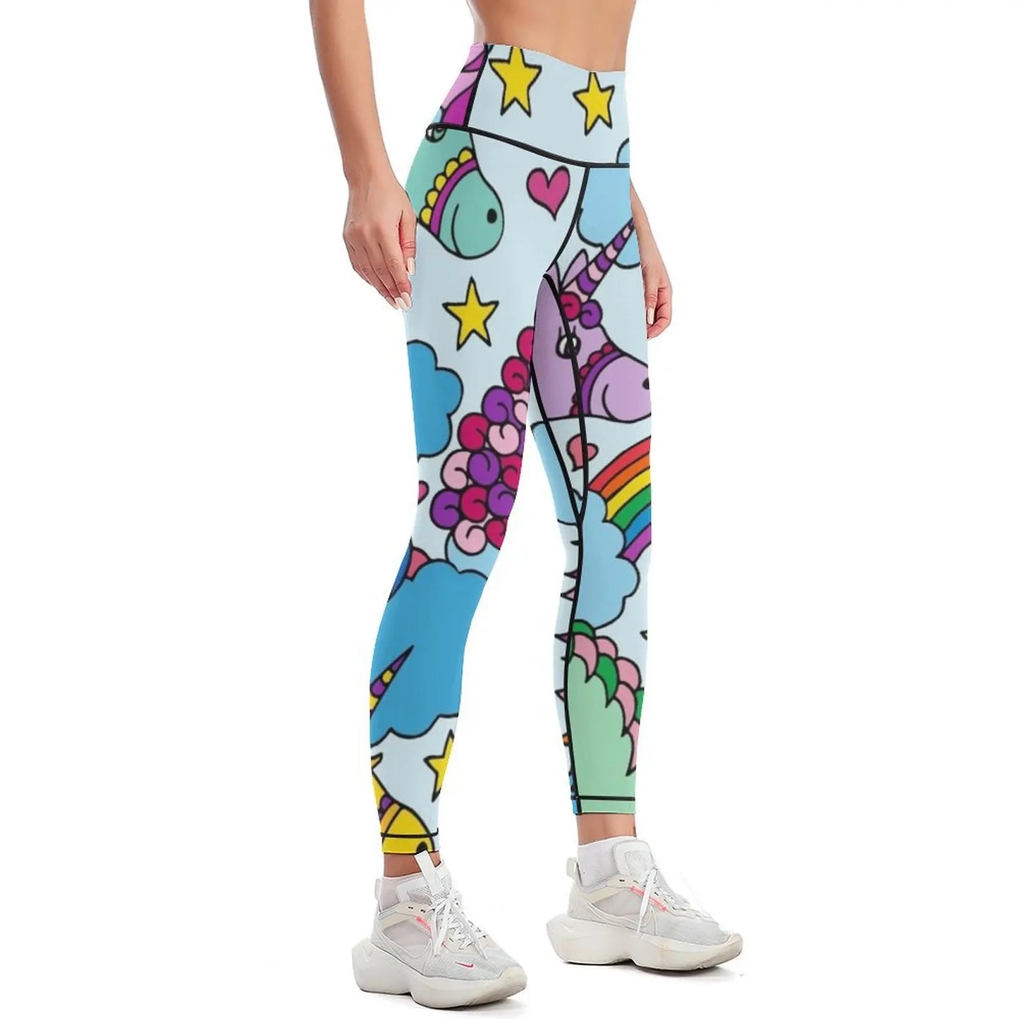 Unicorn And Rainbow Leggings for girls