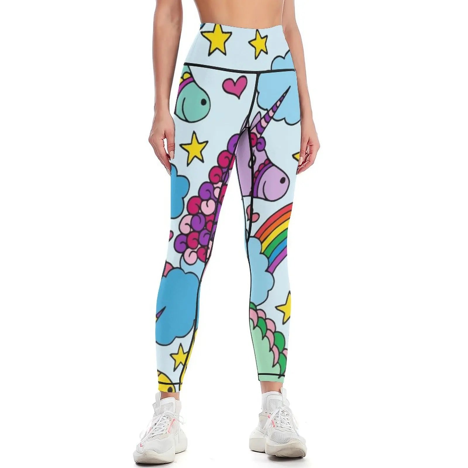 Unicorn And Rainbow Leggings for kids