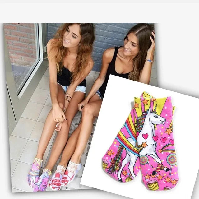 Unicorn Ankle Socks for girls
