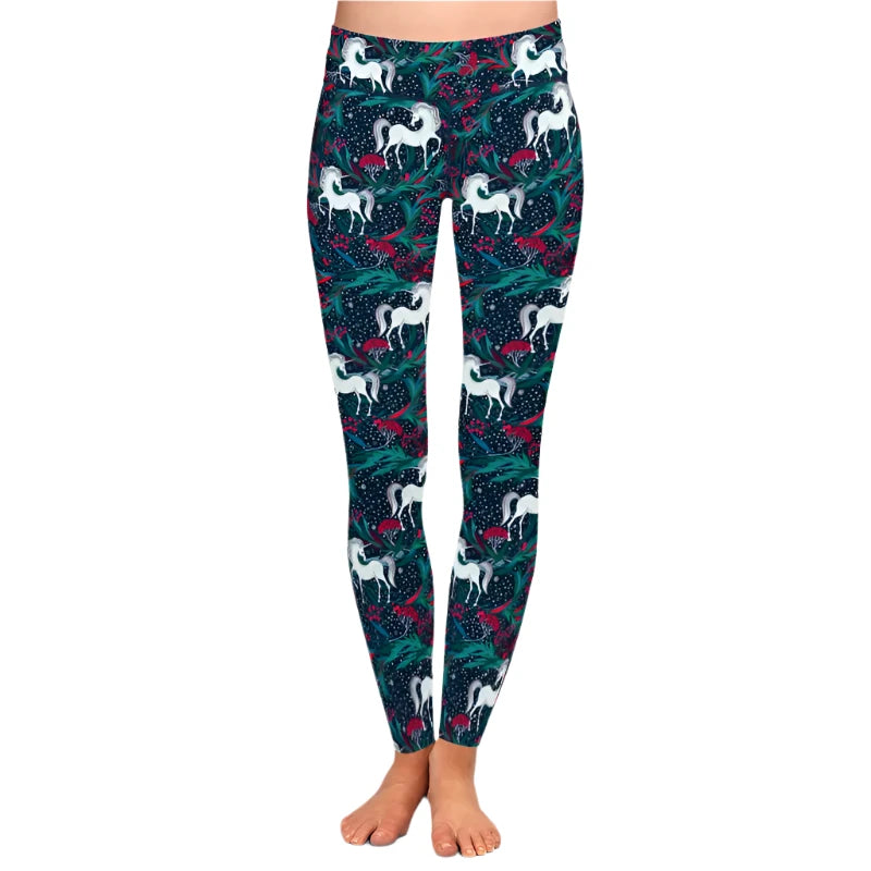 Unicorn Christmas Leggings