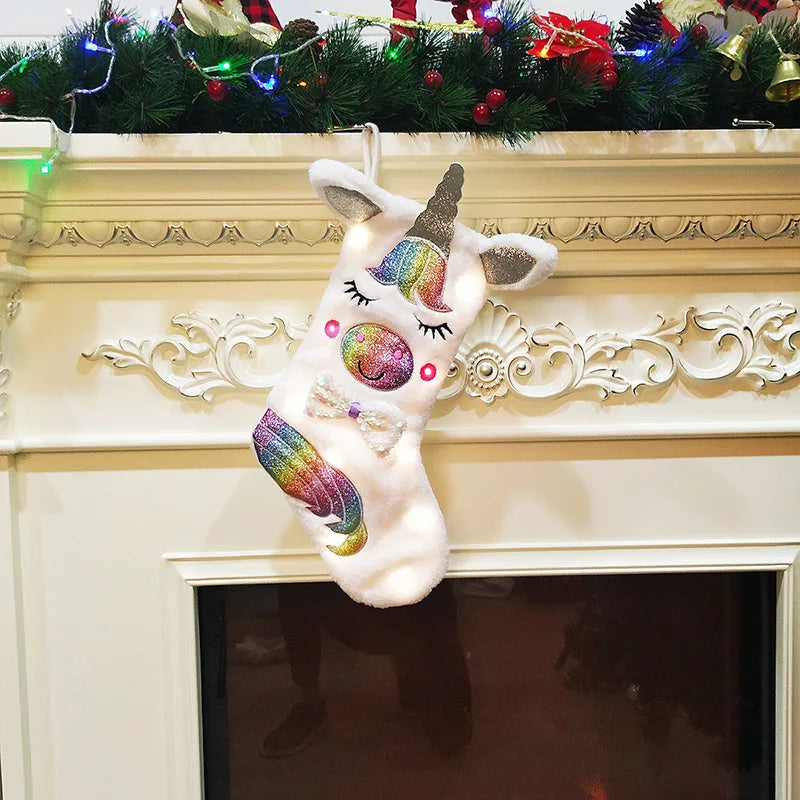 Unicorn Christmas Socks for christmas holyday celebration