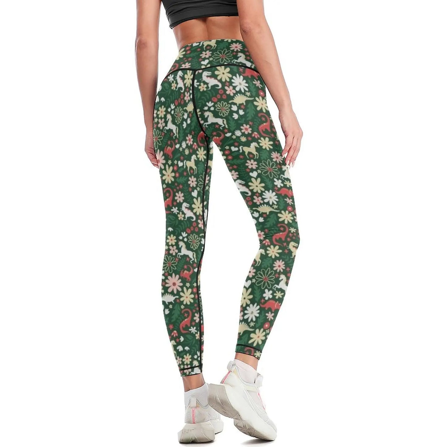 Unicorn Dinosaur Leggings for ladies