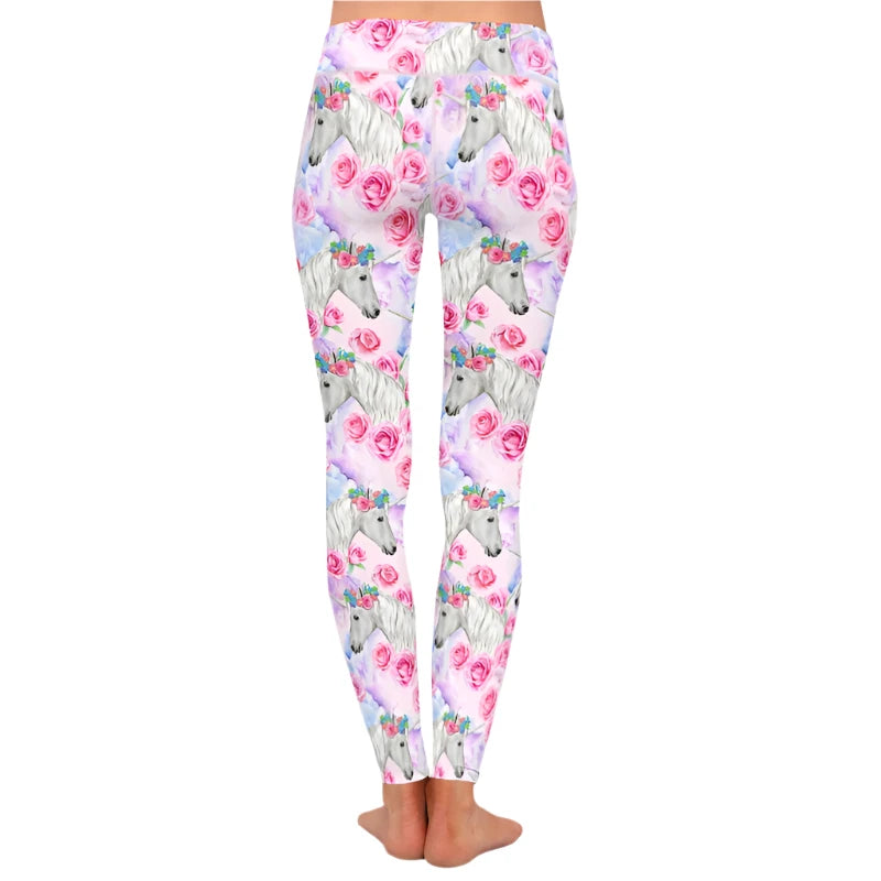 Unicorn_Leggings for ladies and girls