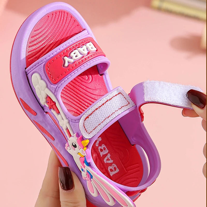 Unicorn Purple Sandal for girls