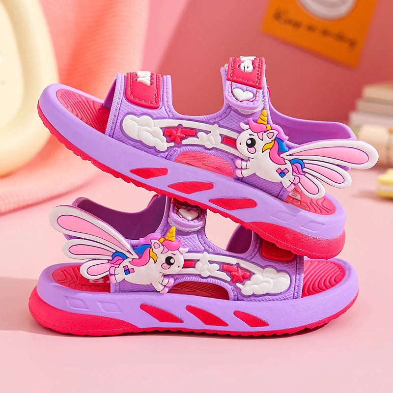 Unicorn Purple Sandal for toddlers