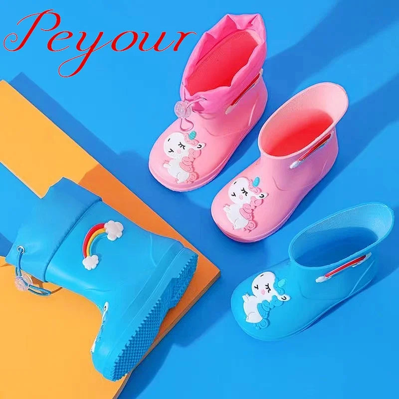 Unicorn Rain Boots for winter