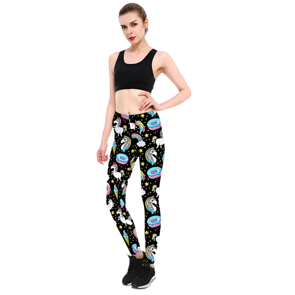 Unicorn Workout Leggings for ladies