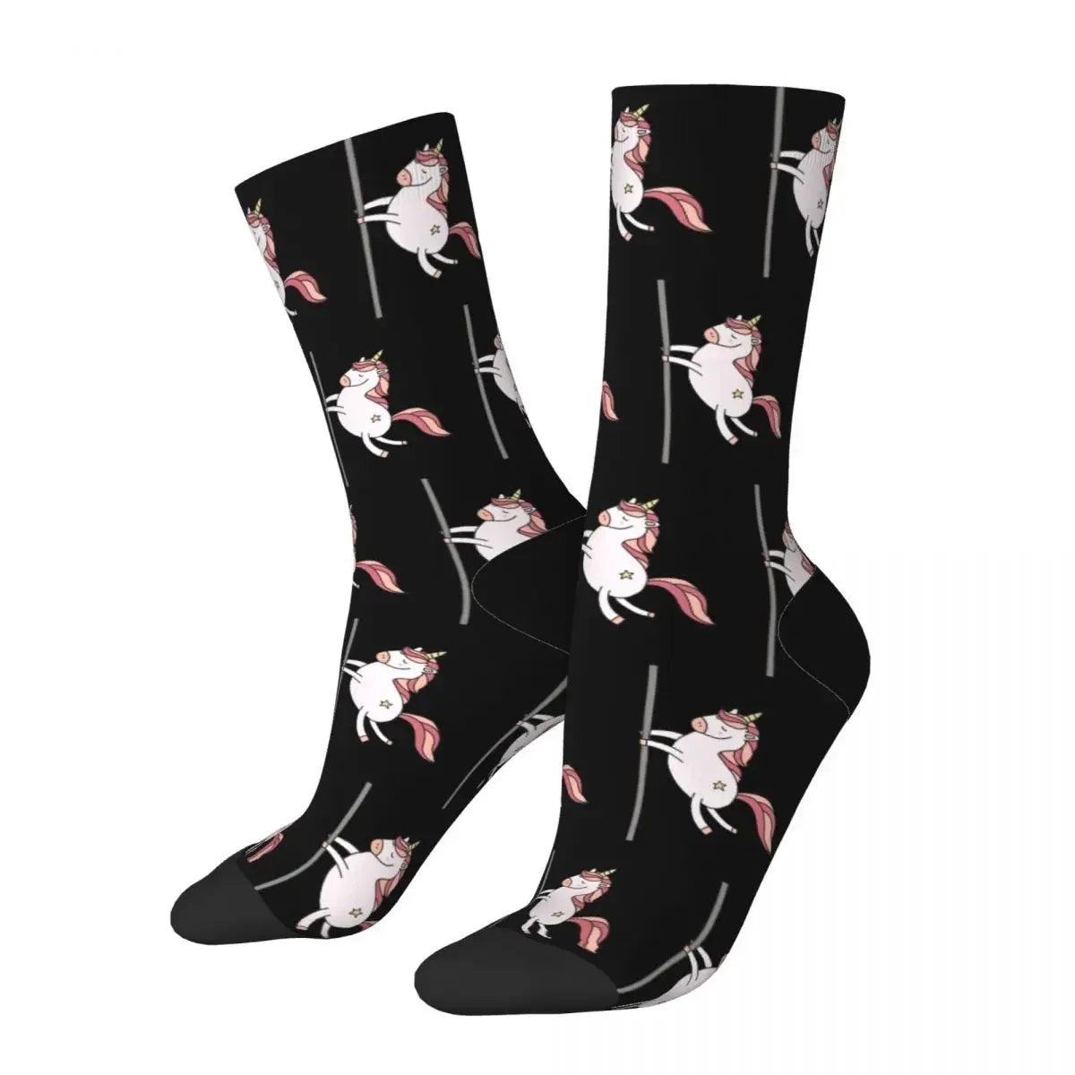 black  stance socks with unicorns