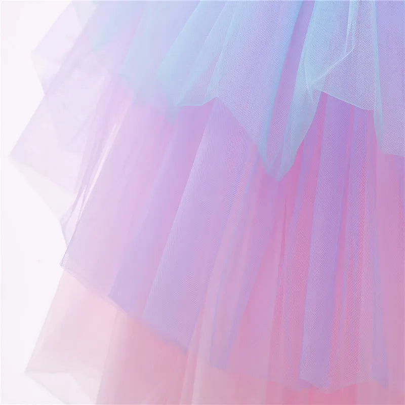 colorful Rainbow Unicorn Dress 
