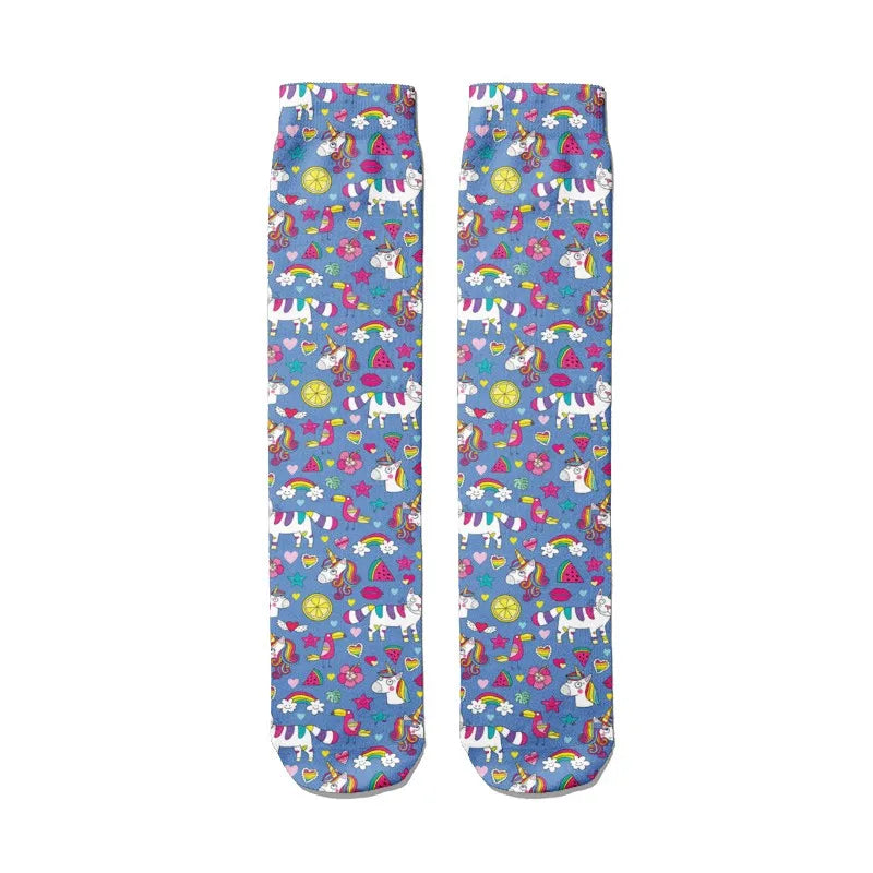 colorful Socks With Unicorns