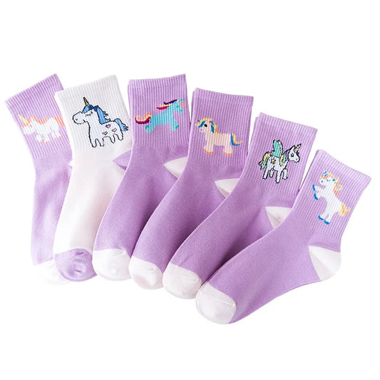 deferent design of Unicorn Socks 
