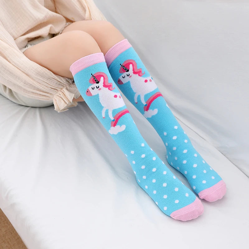 hight knee Unicorn Socks children