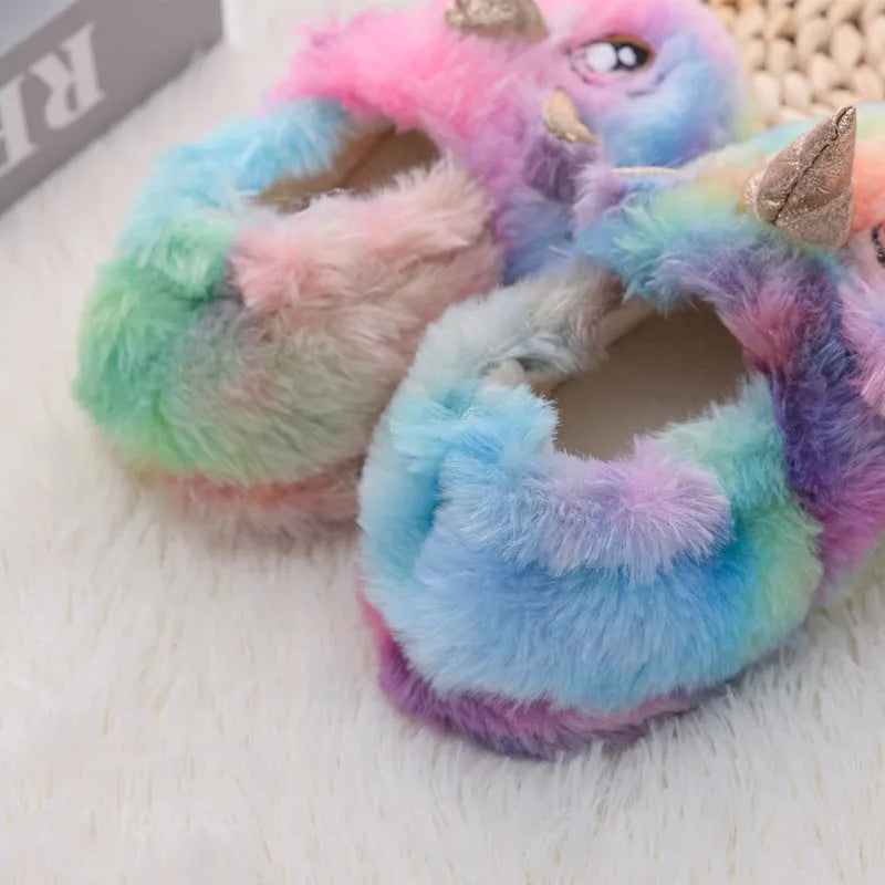 indoor Toddler Unicorn Slippers
