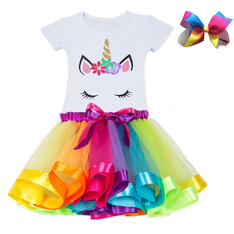 rainbow Unicorn Dress  for Toddler
